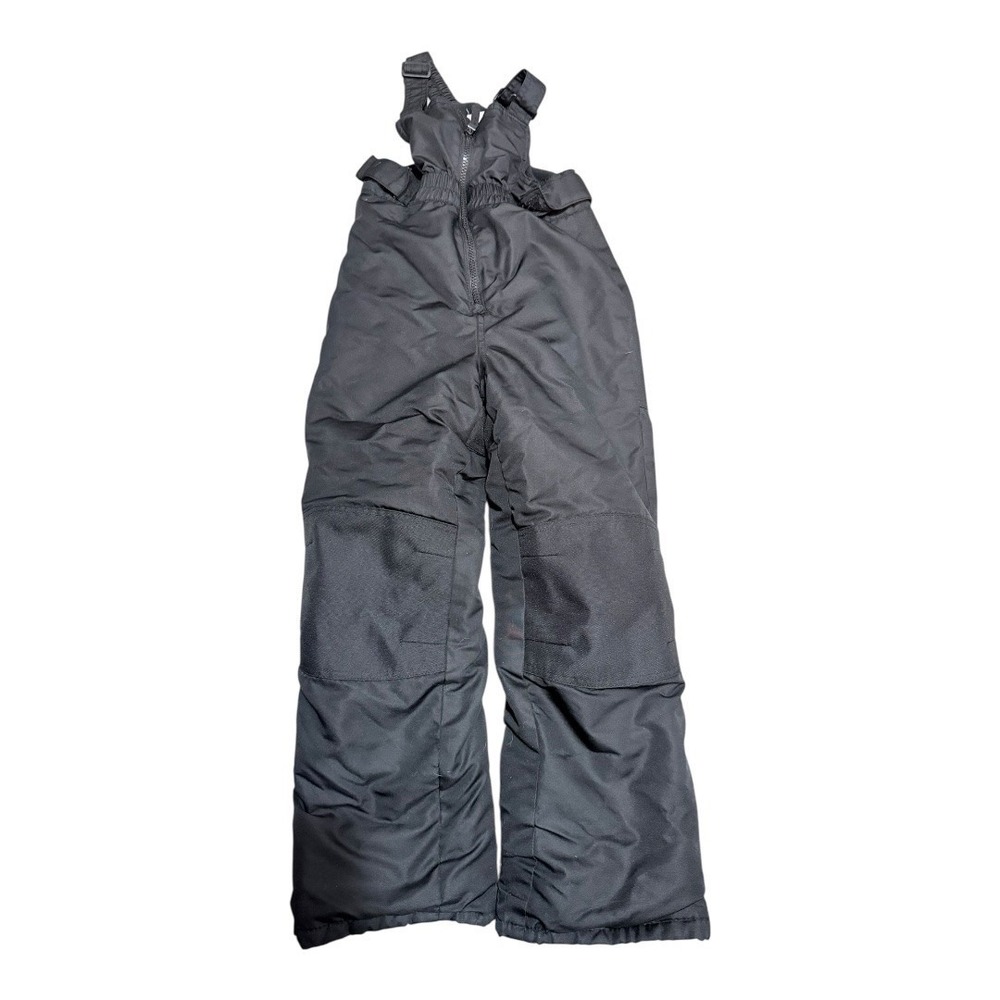 Cat & Jack Snow Bibs Kids Size Small S Black Insulated Overalls Ski Pants Winter